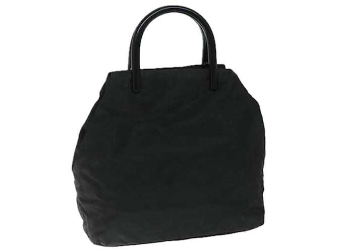 PRADA Hand Bag Nylon Black Auth 66808  ref.1277794