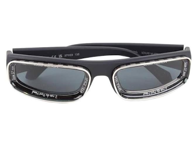 Louis Vuitton Sunglasses Black Plastic  ref.1277818