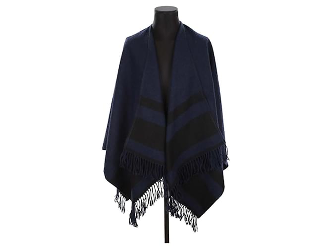 Claudie Pierlot Wool shawl Blue  ref.1277836