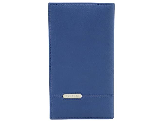 Bulgari Blue Leather  ref.1277860