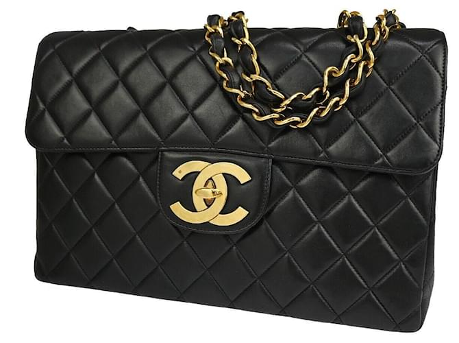 Chanel Timeless Black Leather  ref.1277890