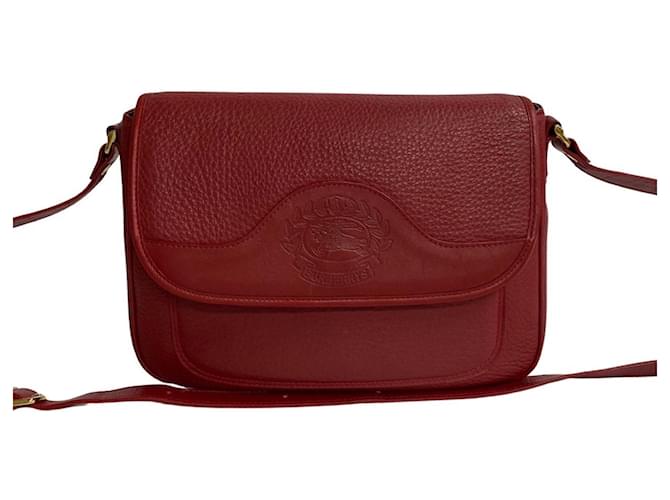 BURBERRY Red Leather  ref.1278028