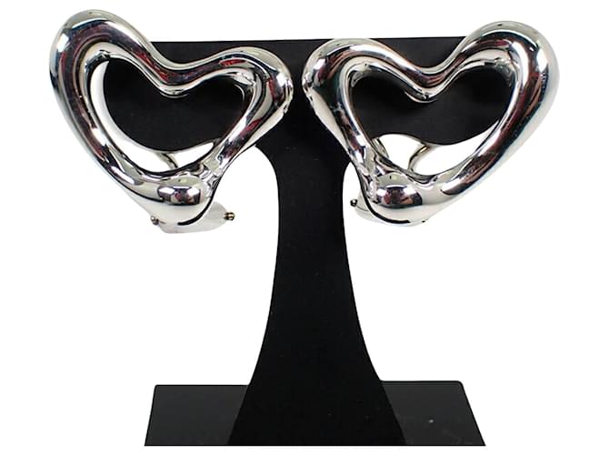 Tiffany & Co Open Heart Silvery Silver  ref.1278032