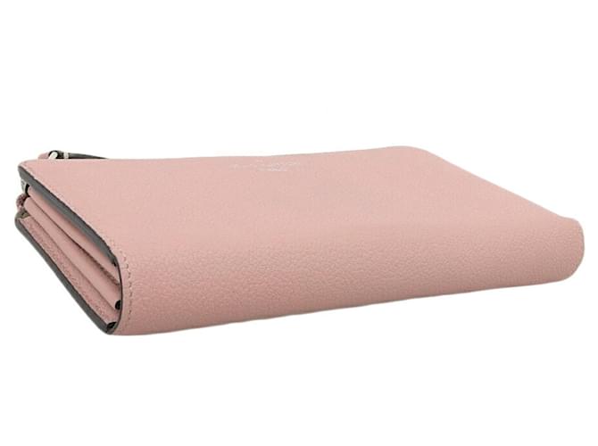 Louis Vuitton Portefeuille comète Pink Leder  ref.1278065