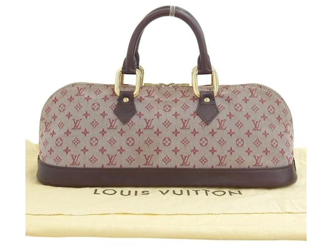 Louis Vuitton Alma long Rosa Lona  ref.1278080