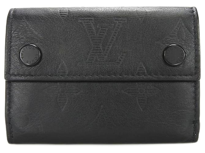 Descubrimiento compacto de Louis Vuitton Negro Cuero  ref.1278086