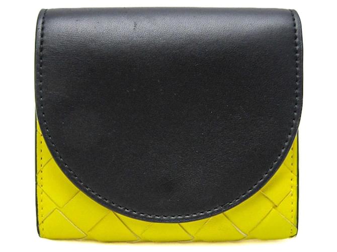 Bottega Veneta Intrecciato Yellow Leather  ref.1278095