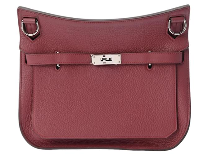 Hermès Jypsiere Bordeaux Leder  ref.1278319