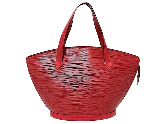 Louis Vuitton Saint Jacques Red Leather  ref.1278386