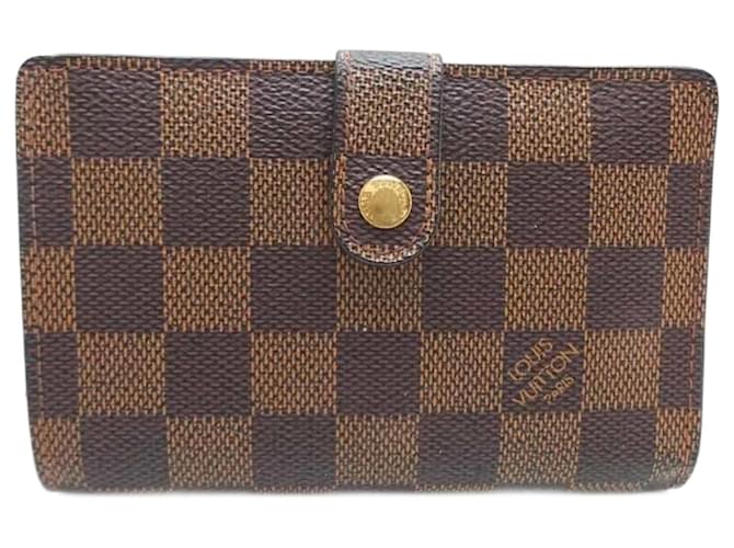 Louis Vuitton Portefeuille viennois Brown Cloth  ref.1278419