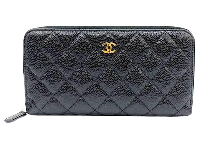 Chanel Matelassé Black Leather  ref.1278513