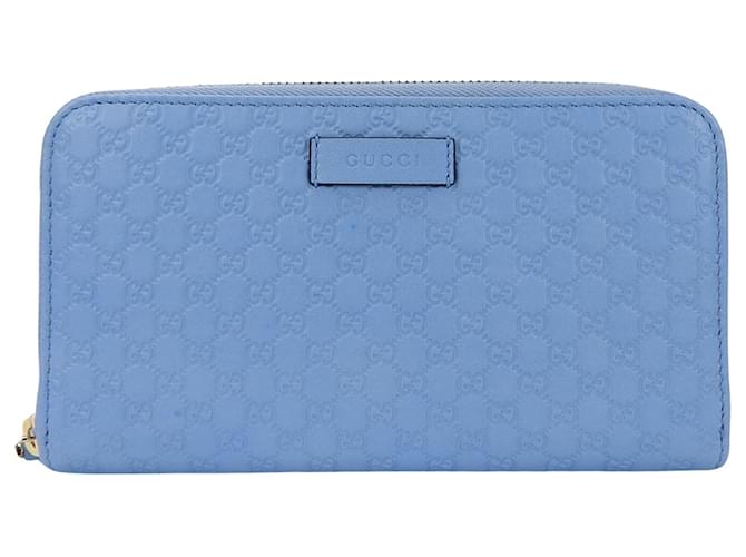 Gucci Micro Guccissima Blue Leather  ref.1278543