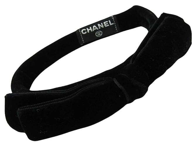 Chanel Negro Terciopelo  ref.1278550