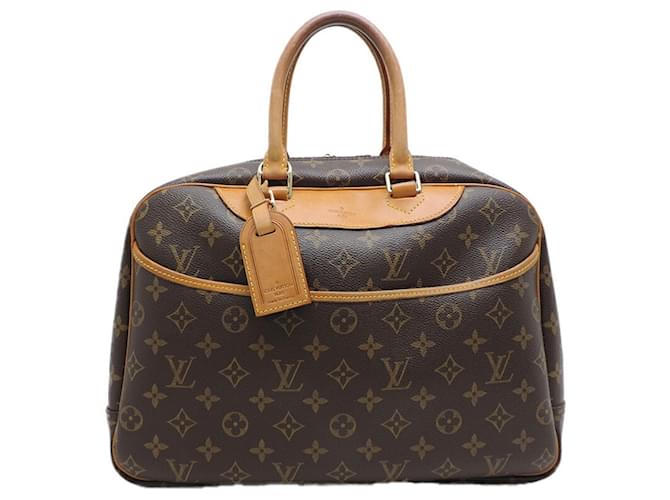Louis Vuitton Deauville Brown Cloth  ref.1278667