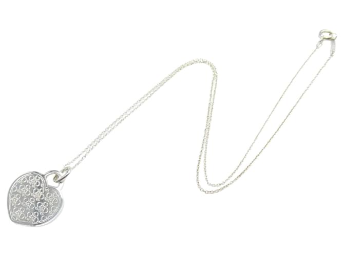 Tiffany & Co Heart Silvery Silver  ref.1278716
