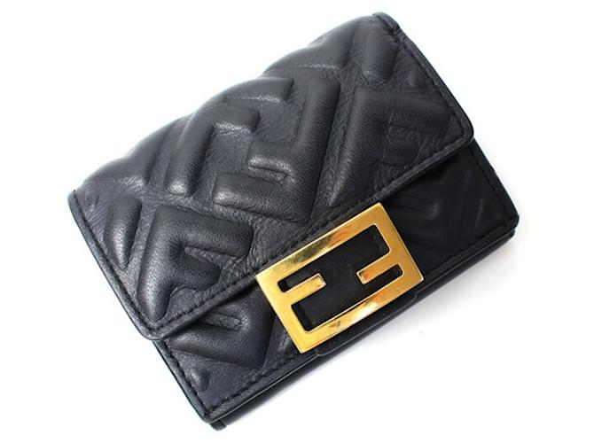 Fendi Black Leather  ref.1278759