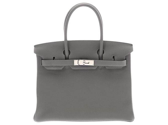 Hermès Birkin 30 Grey Leather  ref.1278811