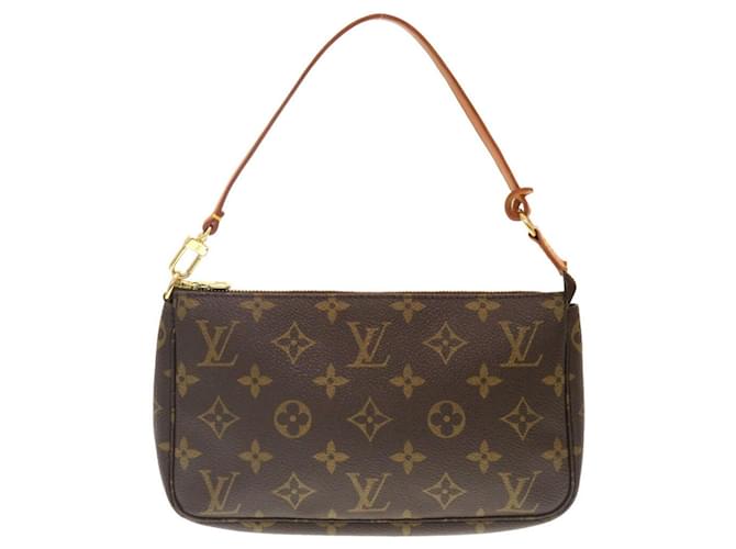 Louis Vuitton Pochette Accessoires Brown Cloth  ref.1278851