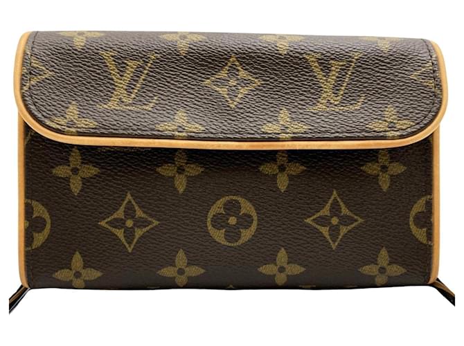 Louis Vuitton Florentine Brown Cloth  ref.1278859