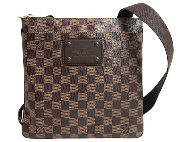 Louis Vuitton Brooklyn Brown Cloth  ref.1278887