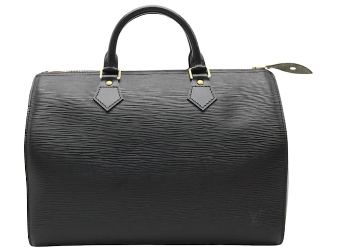 Louis Vuitton Speedy 30 Cuir Noir  ref.1278933