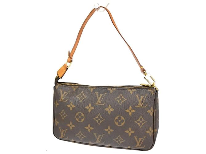 Louis Vuitton Pochette Accessoires Brown Cloth  ref.1278946