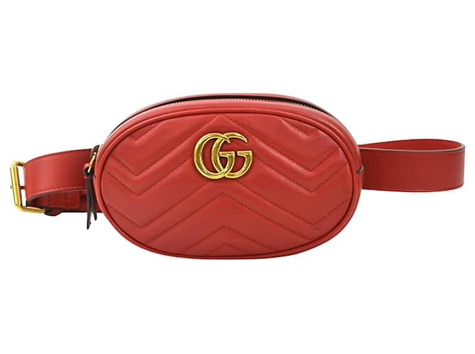 Gucci GG Marmont Red Leather  ref.1278972