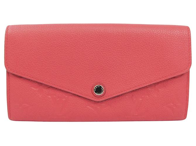 Louis Vuitton Portefeuille Sarah Red Leather  ref.1278978