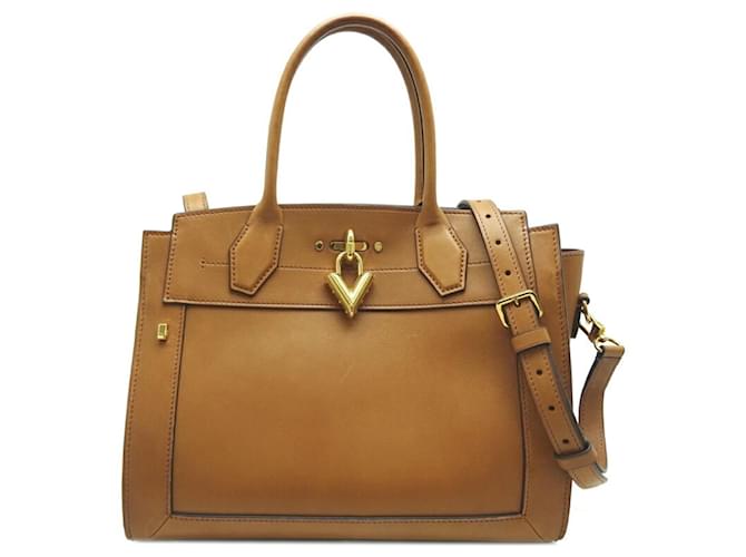 Louis Vuitton On My side Brown Leather  ref.1279102