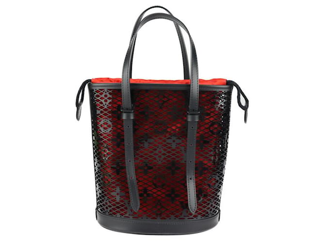 Louis Vuitton Bucket Black Leather  ref.1279145