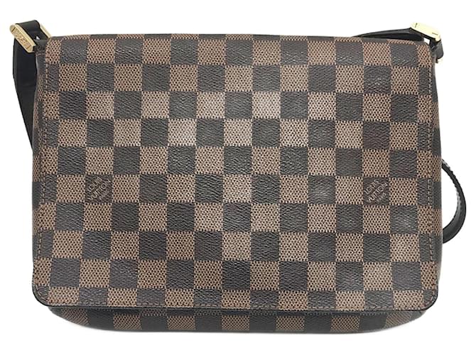 Louis Vuitton Musette Tango Brown Cloth  ref.1279213