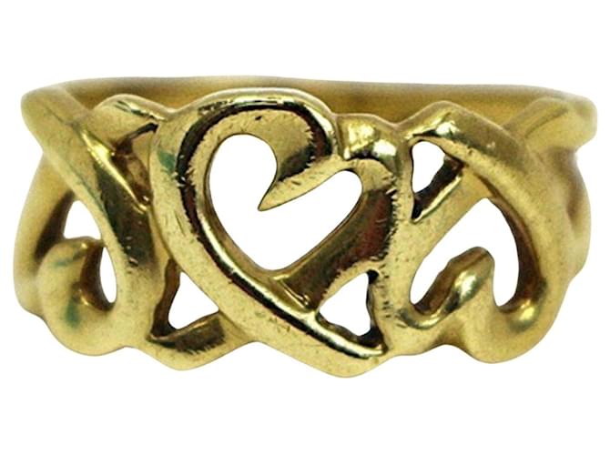 Coração amoroso da Tiffany & Co Dourado Ouro branco  ref.1279240