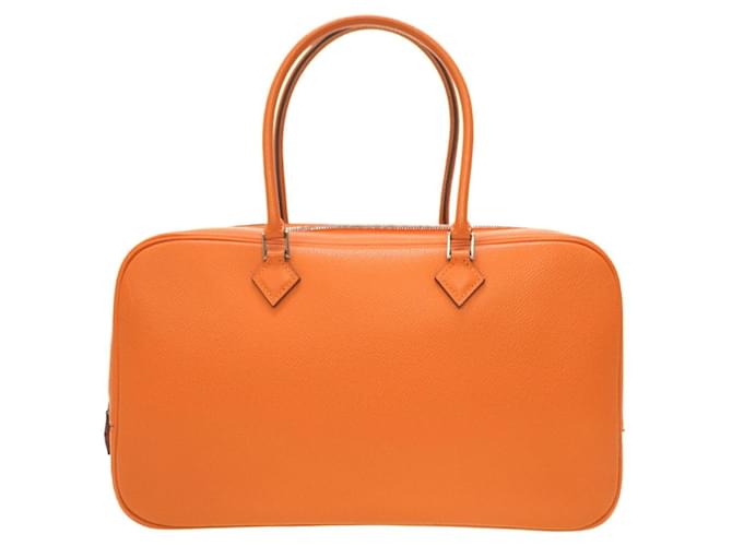 Hermès Plume Orange Leder  ref.1279309