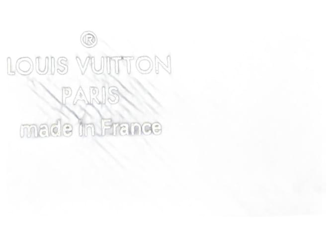 Louis Vuitton Portefeuille Brazza Marineblau Leder  ref.1279338