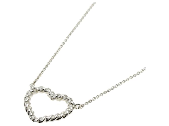 Tiffany & Co Heart Silvery Silver  ref.1279433