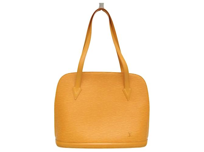 Louis Vuitton Lussac Yellow Leather  ref.1279522