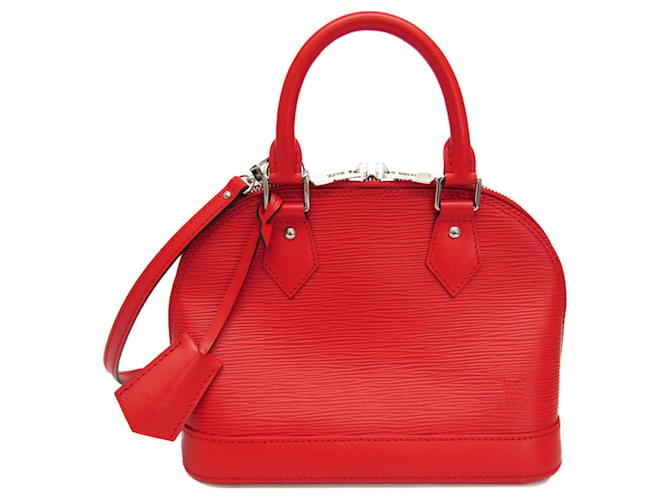 Louis Vuitton Alma BB Red Leather  ref.1279587