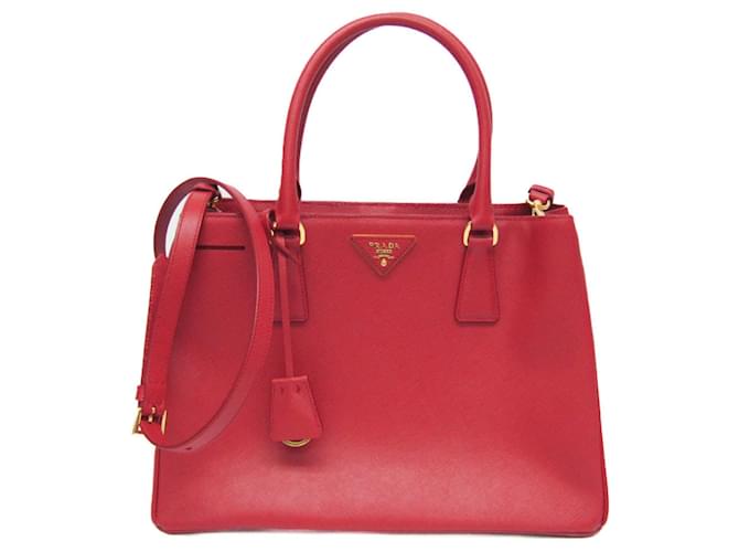 Prada Galleria Red Leather  ref.1279604