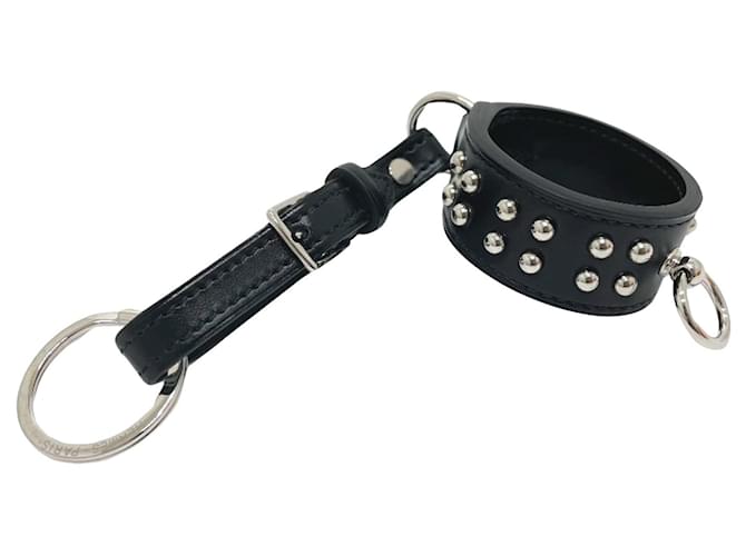 Hermès Collier de chien Black Leather  ref.1279608