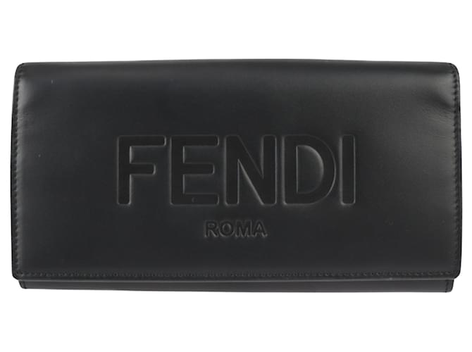 Fendi Black Leather  ref.1279628