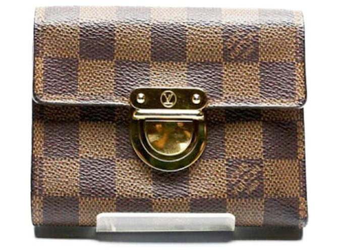 Louis Vuitton Portefeuille Brown Cloth  ref.1279629