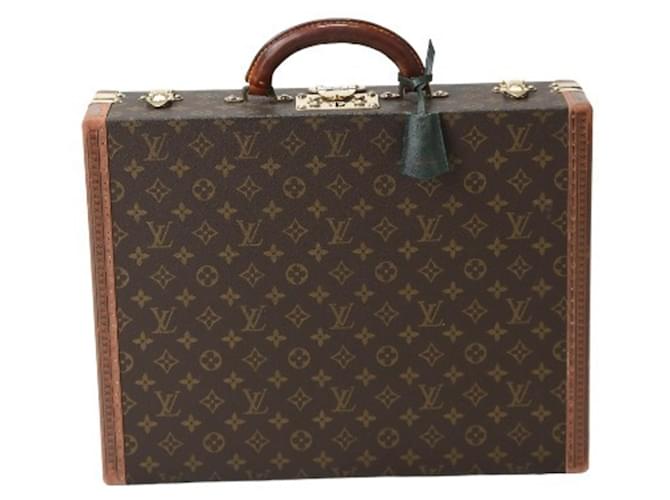 Louis Vuitton Président Brown Cloth  ref.1279658