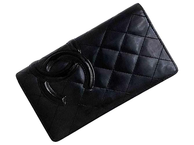 Chanel Cambon Black Leather  ref.1279716