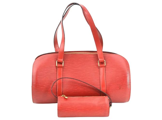 Louis Vuitton Soufflot Red Leather  ref.1279730