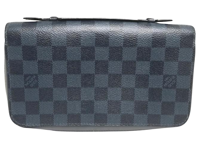 Louis Vuitton Zippy XL Azul marinho Lona  ref.1279737