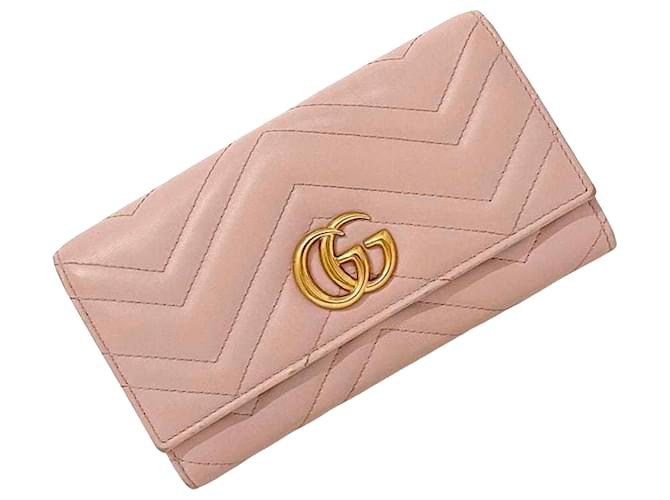 Gucci GG Marmont Cuir Rose  ref.1279739