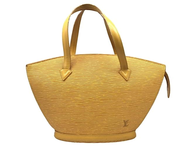 Louis Vuitton Saint Jacques Yellow Leather  ref.1279751