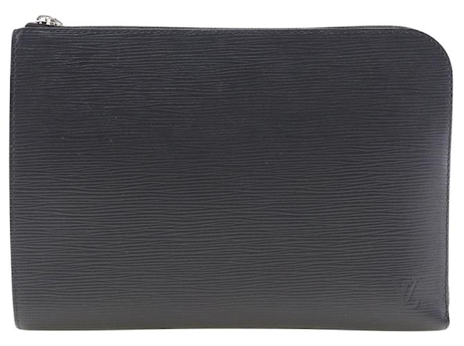 Louis Vuitton Pochette Black Leather  ref.1279814