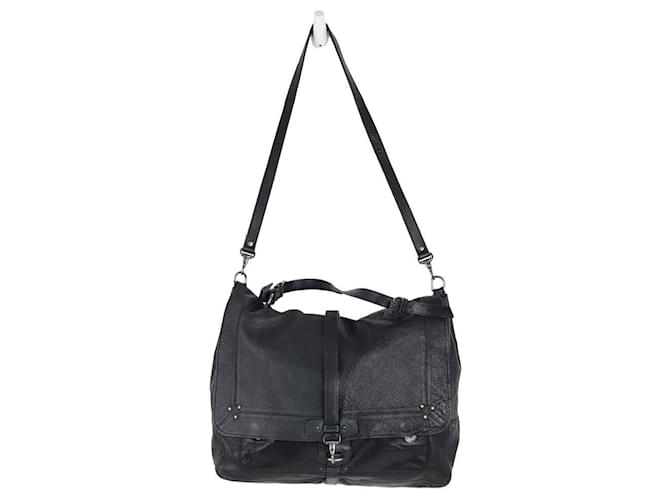Jerome Dreyfuss This shoulder bag features a leather body Black  ref.1279867