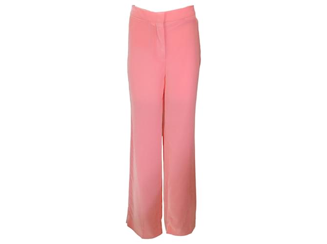 Autre Marque Stella McCartney Calça de veludo rosa com perna reta  ref.1279945